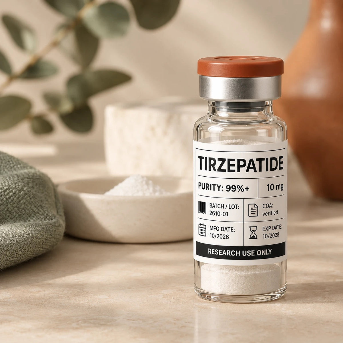 Tirzepatida vial